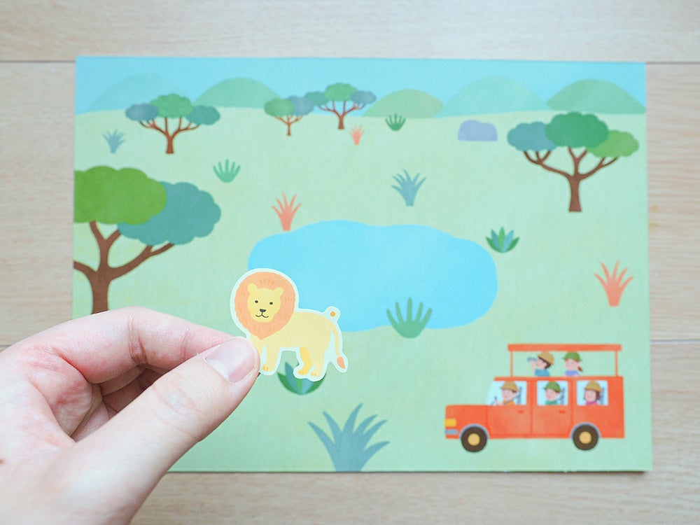 ▲どうぶつボード（裏）