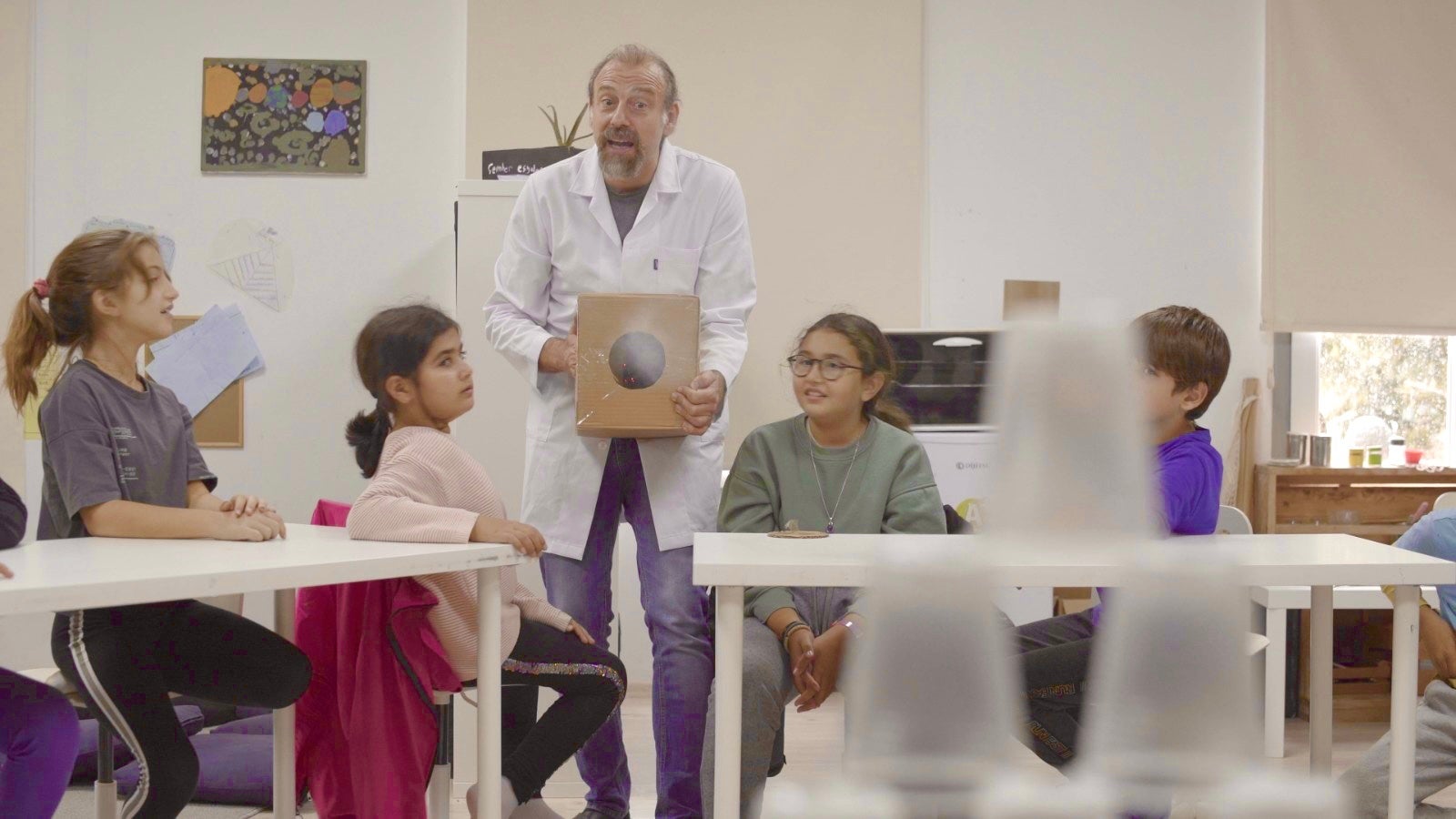 ▲科学実験教室の様子