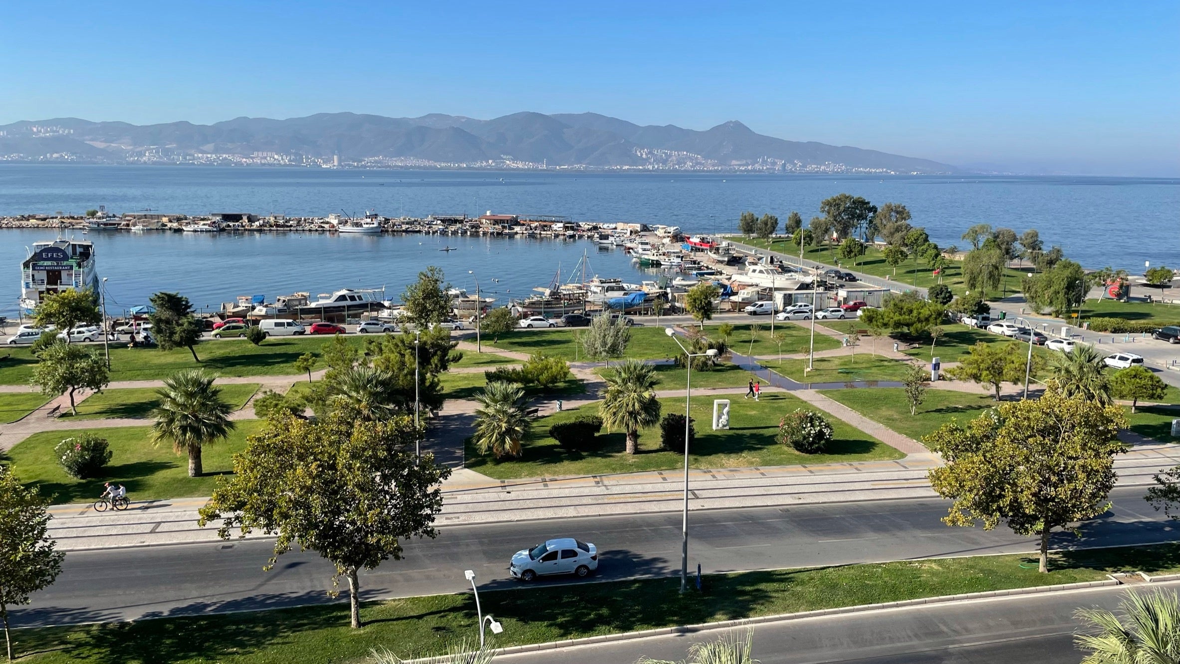 ▲事務所からの美しい眺め