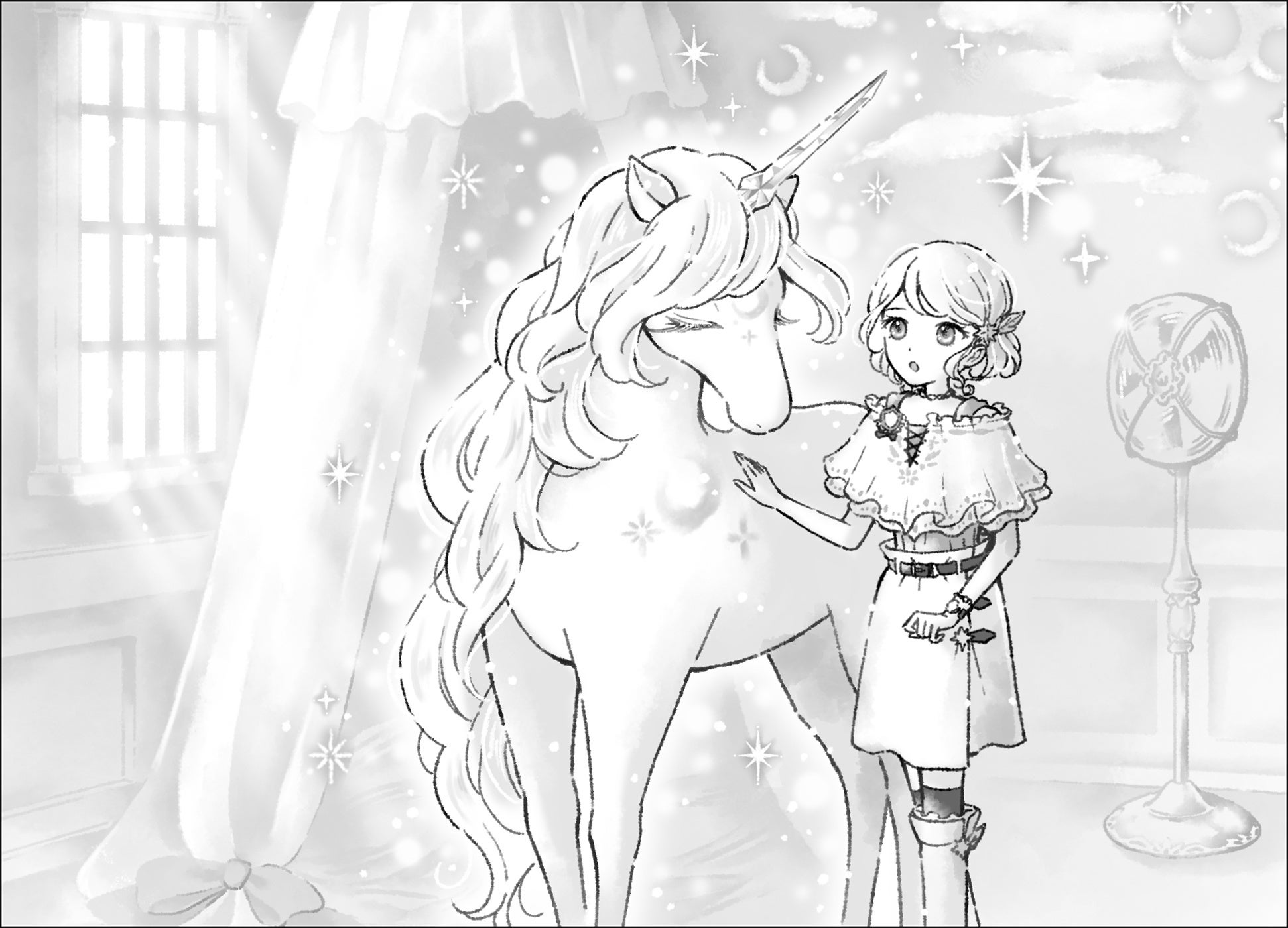 ▲ユニコーン・ハウスのムーンのお部屋にて