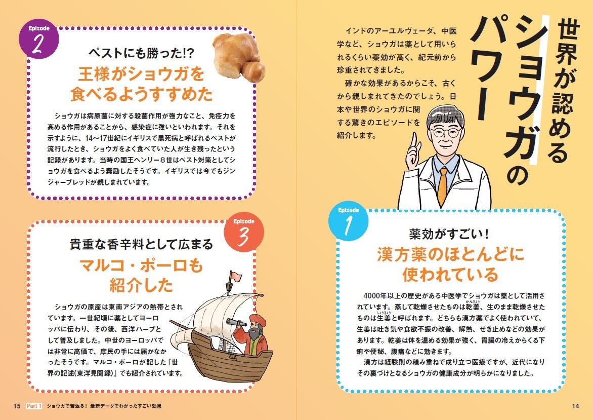 日本だけでなく、世界中でショウガはパワーを発揮! 驚きのエピソードがたくさんあります