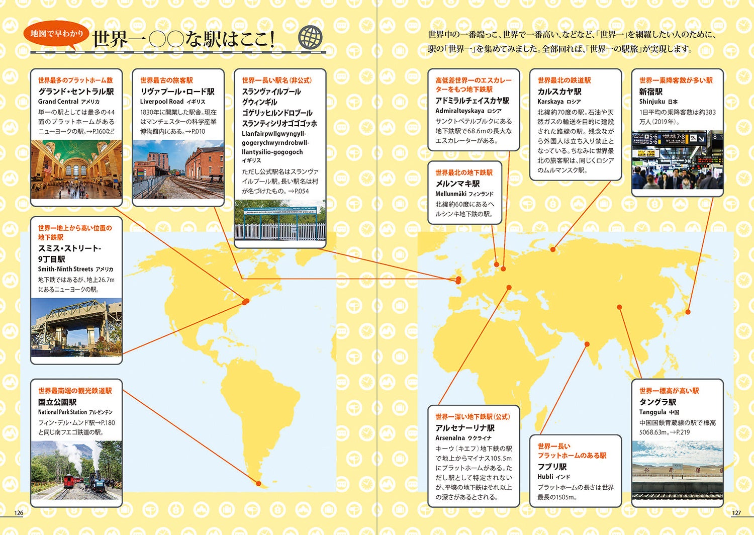 世界一〇〇な駅はここ！　全部部制覇できれば「世界一の駅旅」が実現できるかも？