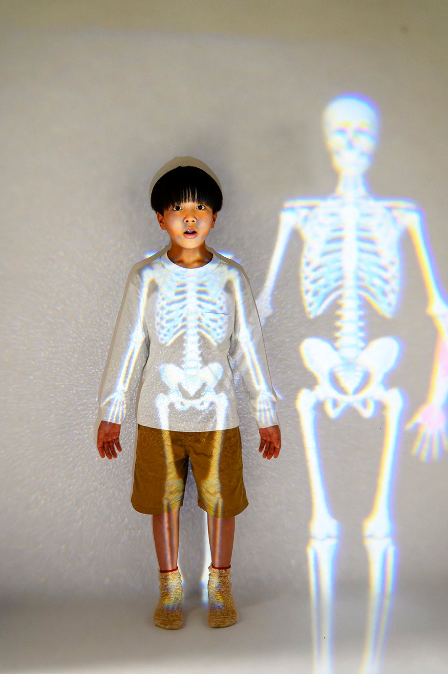 ▲原寸大だからまるで自分の体が透けちゃったかのよう！