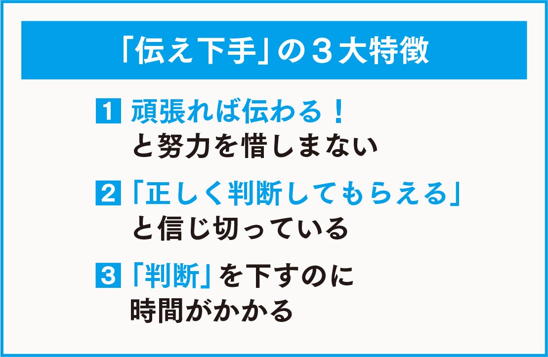 ▲なぜ自分は伝え方で損をしているのか、原因も明白に