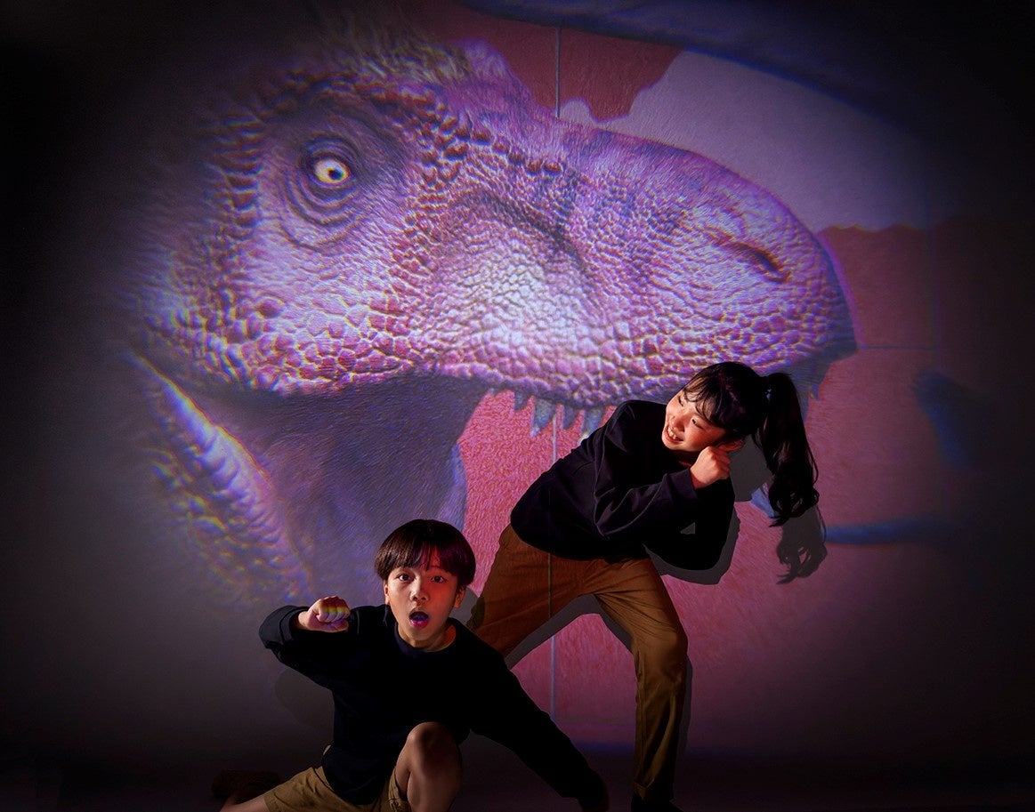 ▲ティラノサウルスが目の前に現れたような臨場感！