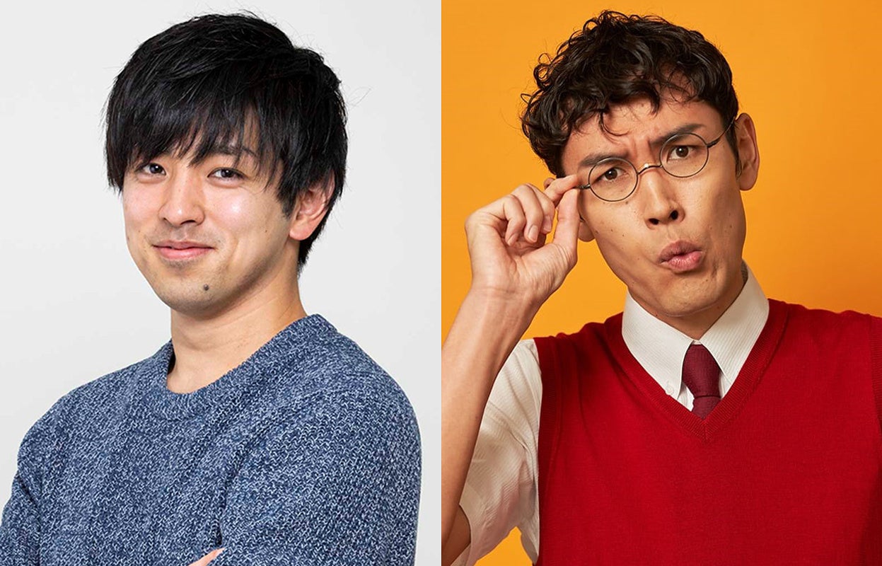 ▲監修者の葉一さん（写真左）と原案作成者のタカタ先生（写真右）。この強力タッグで制作！