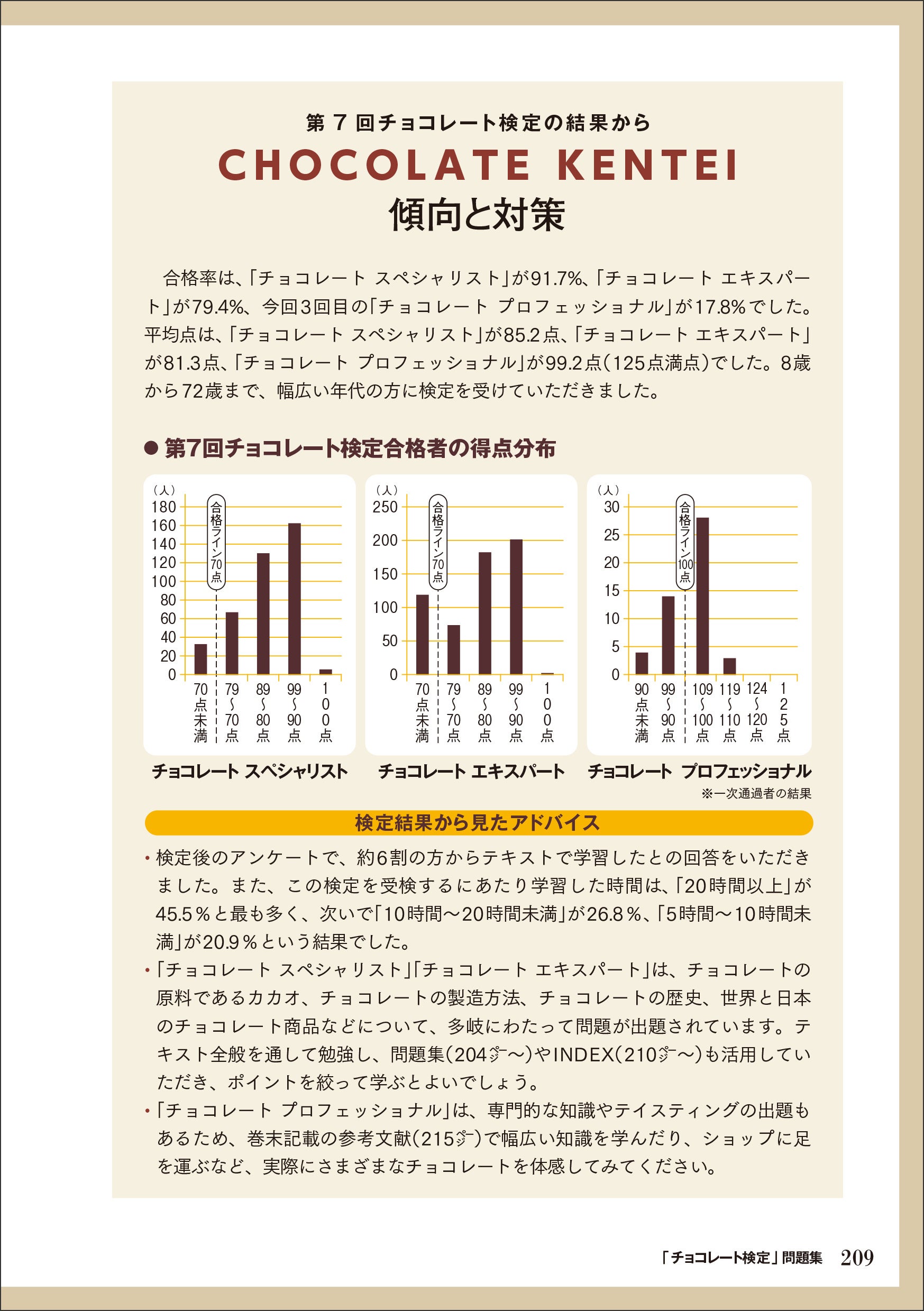 ▲巻末には検定試験の傾向と対策がわかる問題集付き