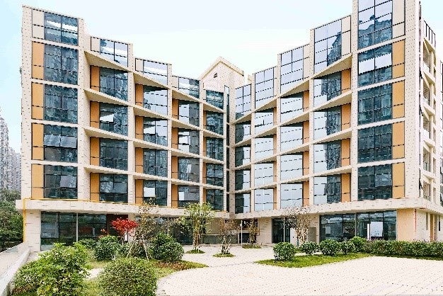 中国四川省成都市 認知症介護専門施設(裏庭)