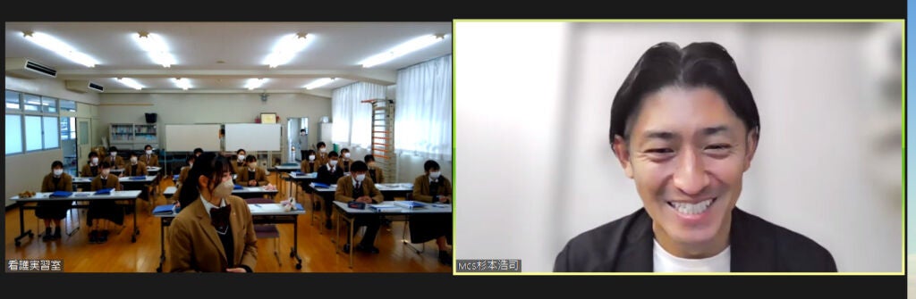 佐賀県立神埼清明高等学校 出前授業の様子