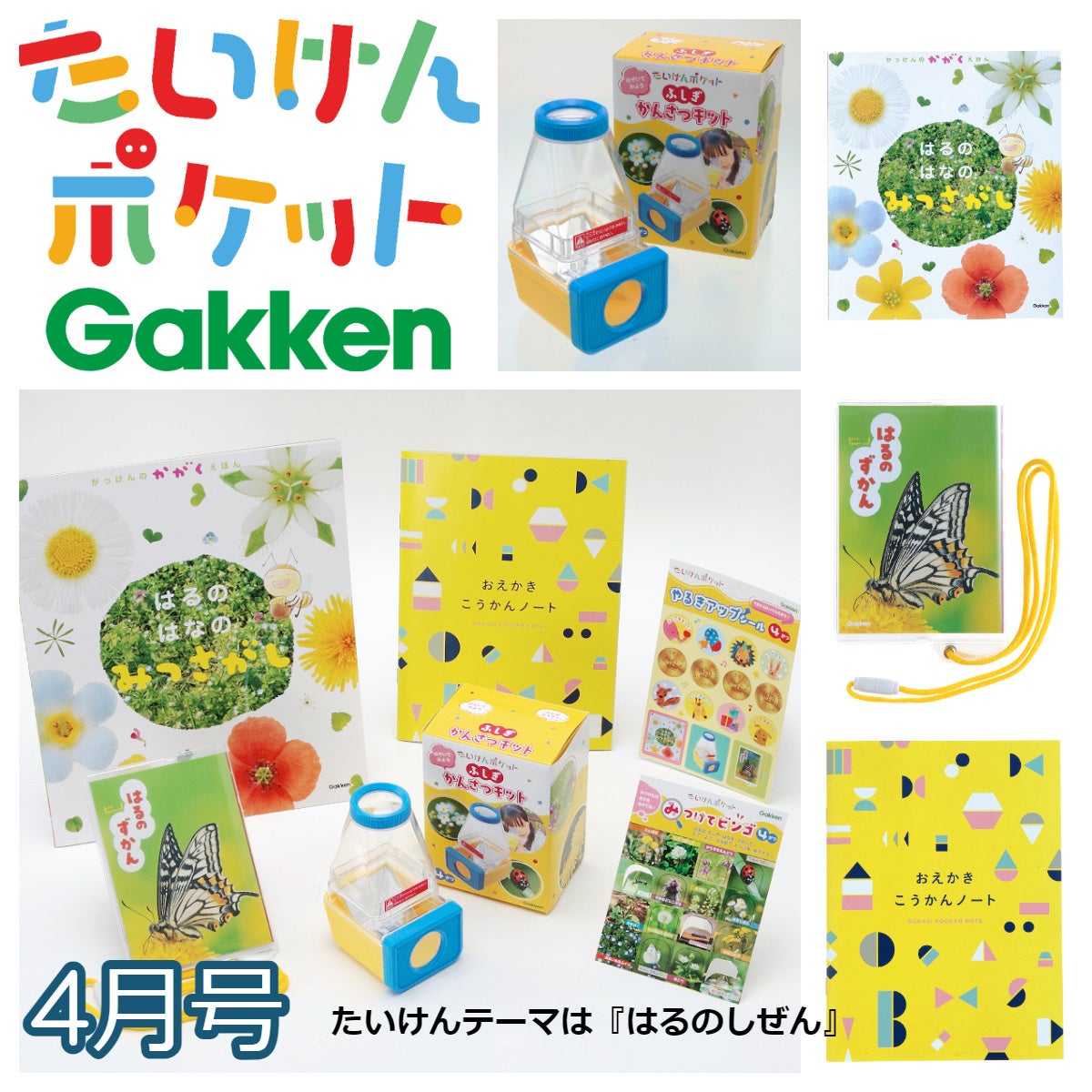 ▲たいけんポケット4月号