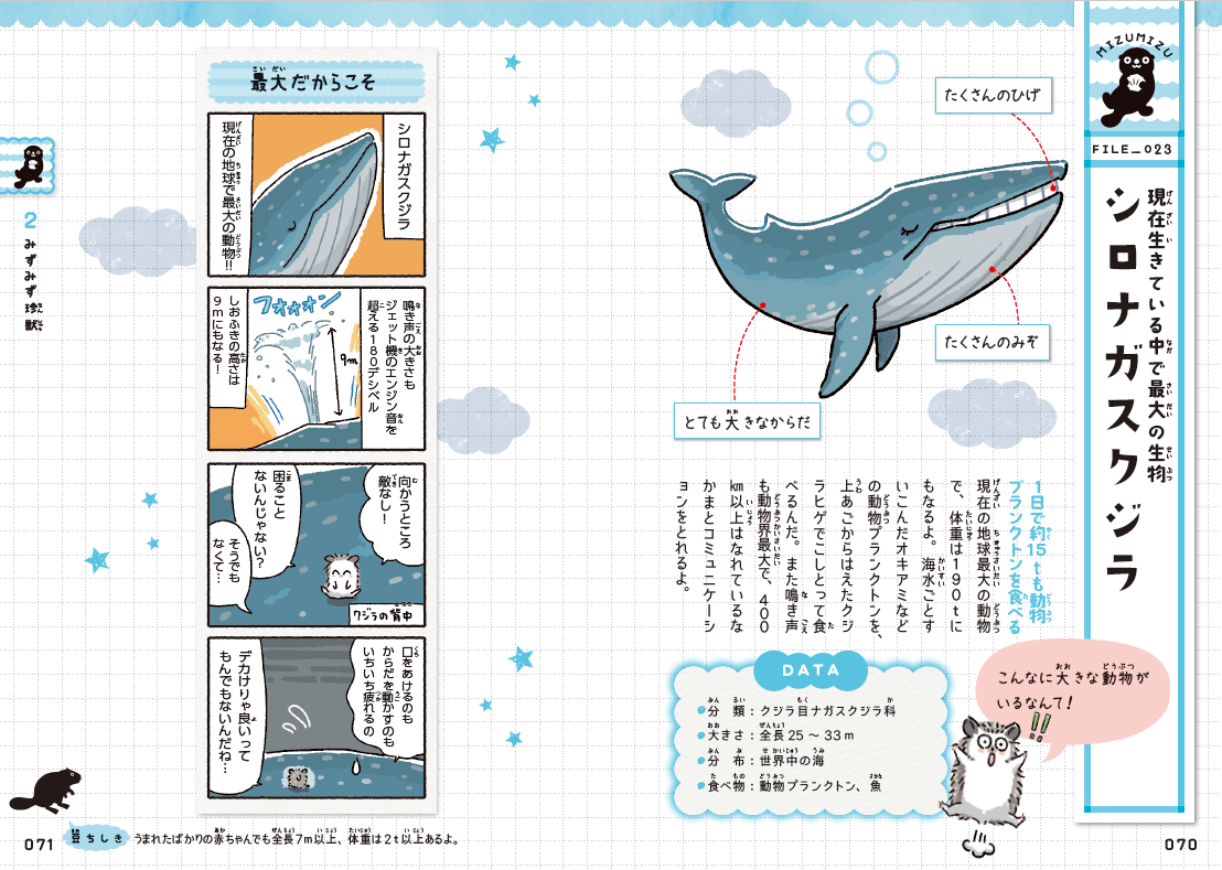 ▲世界一大きいのはからだだけじゃない！？