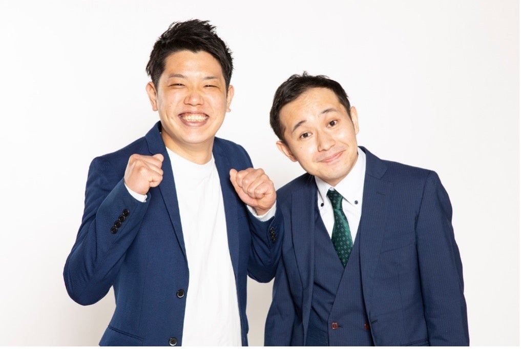 ▲吉本興業に所属して「ぺんとはうす」というコンビ名で芸人をしています。右が僕（世良光治）で、左が相方のヤマト