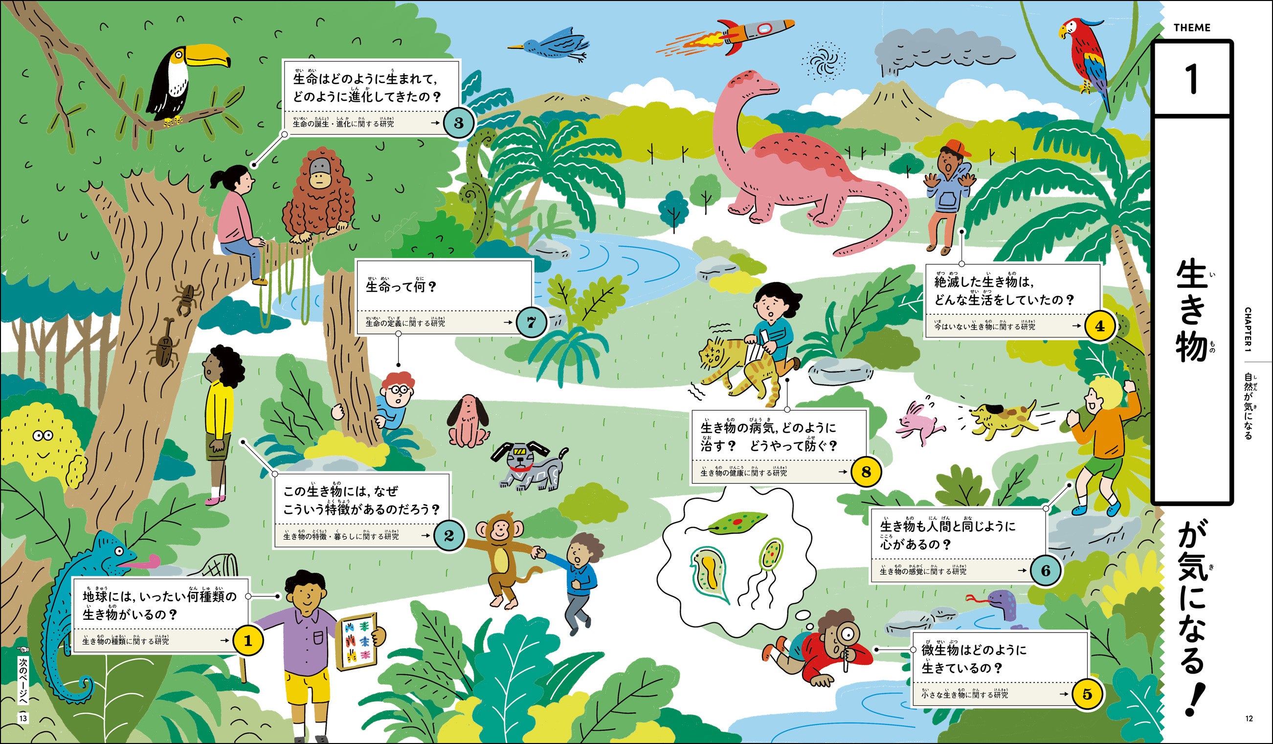 ▲楽しいイラストの中に、さまざまな「気になる」が隠れている。