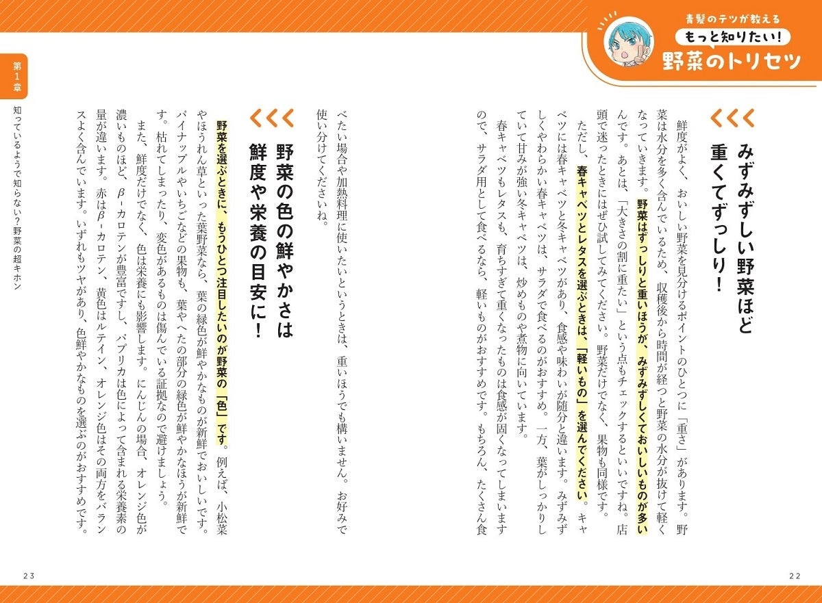 ▲マンガ各話の後には、解説文がつきます。