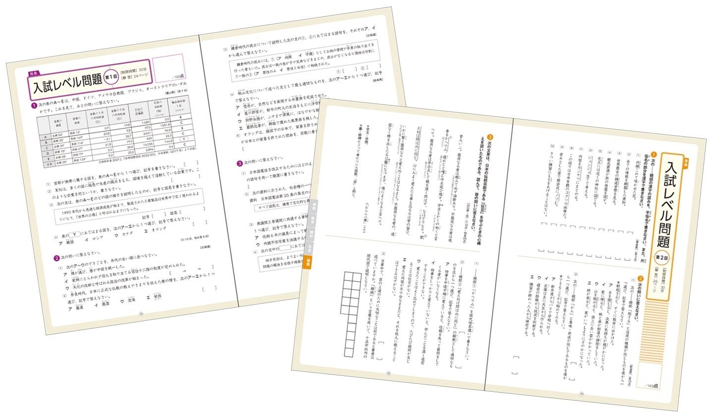 1週間で高校入試対策ができる問題集といえば、これ！ 『高校