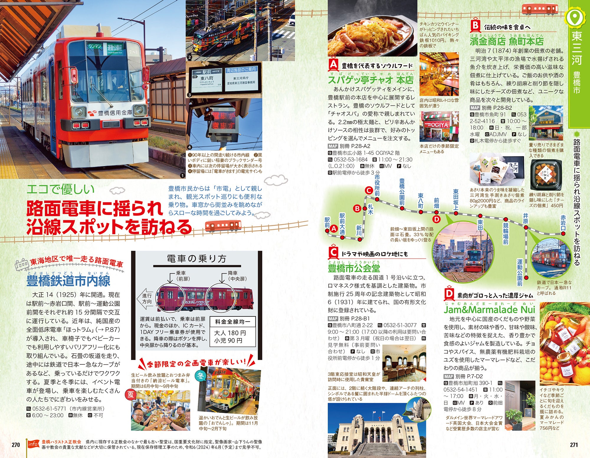 路面電車でのんびり豊橋さんぽ