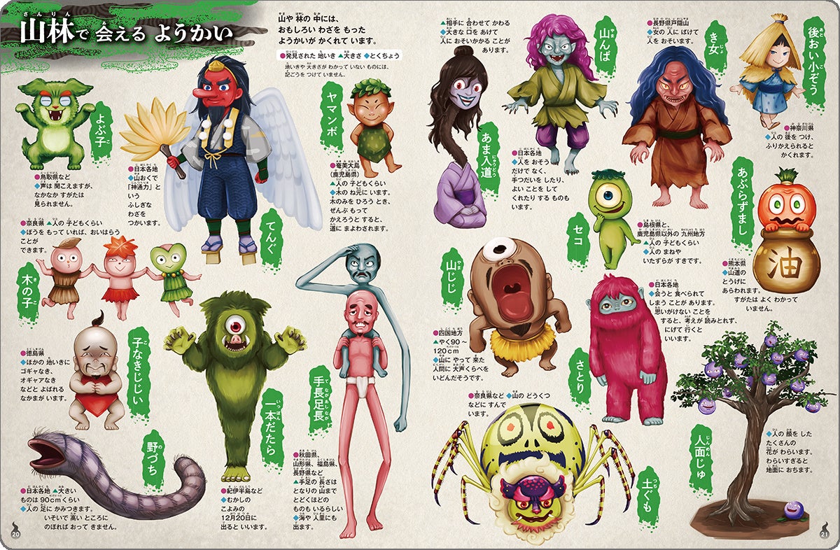 日本の妖怪ずかん 日本の妖怪ずかん 少年少女版 日本妖怪図鑑 | 岩井 宏実, 川端