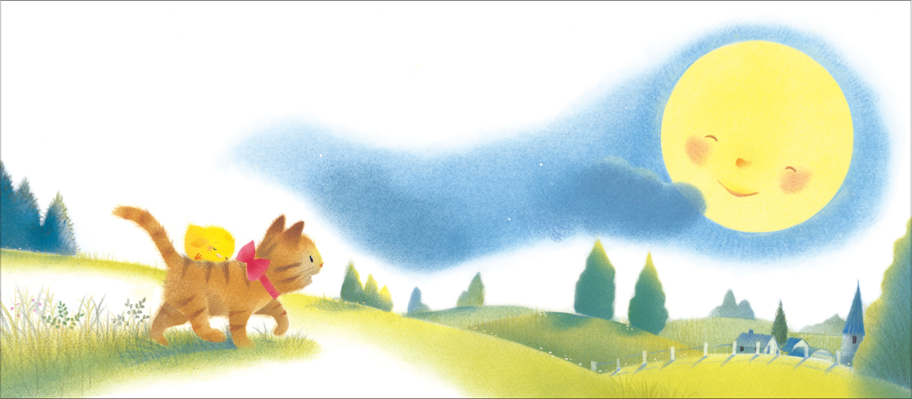 ▲『ぴよちゃんのおやすみなさい』中面イラスト