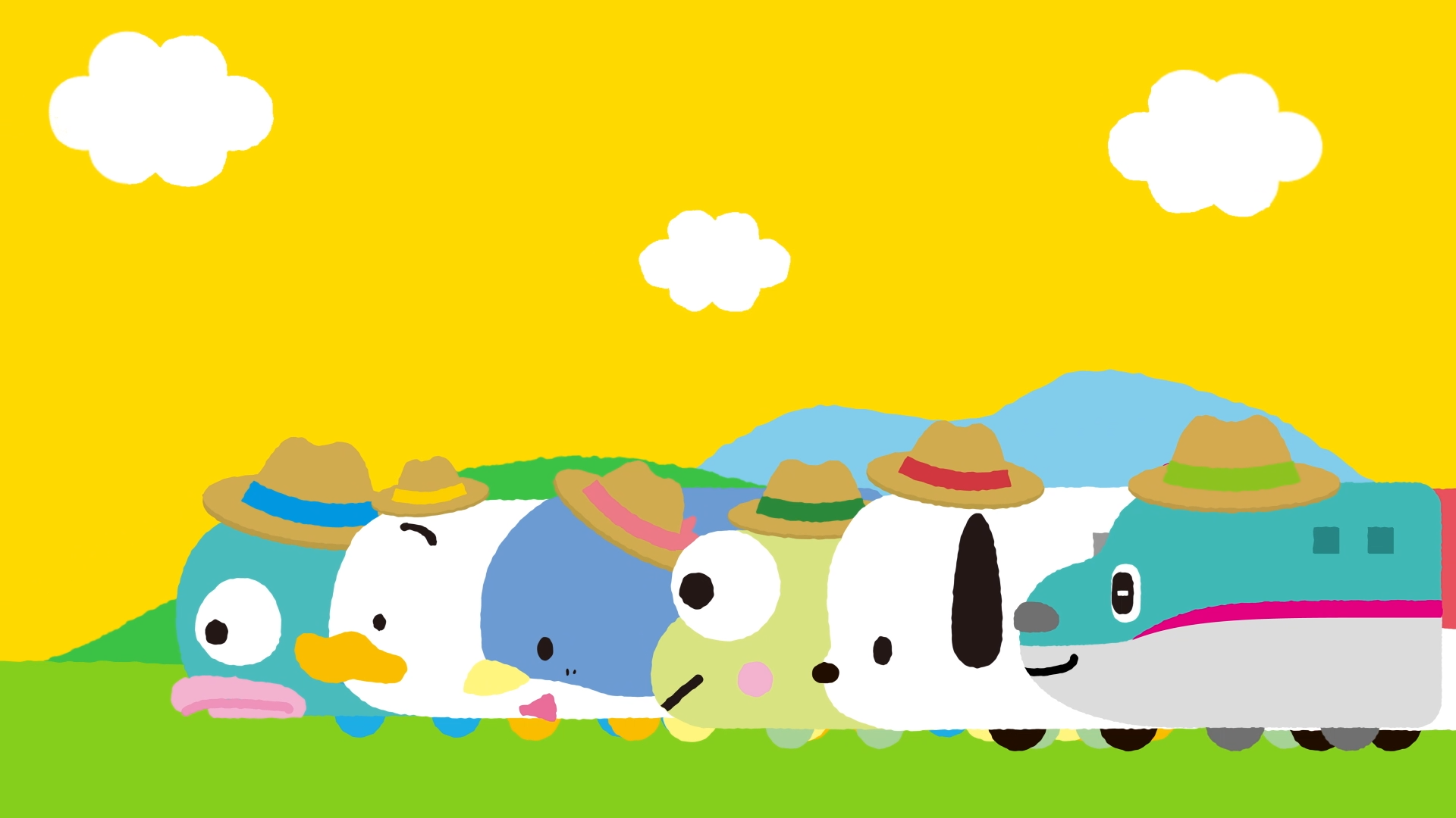 ▲コラボ動画①「はぴだんぶい と だいぼうけん！」より