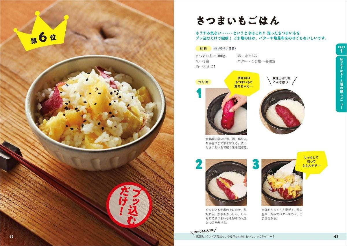 ▲もうやる気ない〜〜〜〜〜というときはこれ‼ 仕上げにごま塩をふったり、バターや塩昆布をのせたりしてもおいしいです