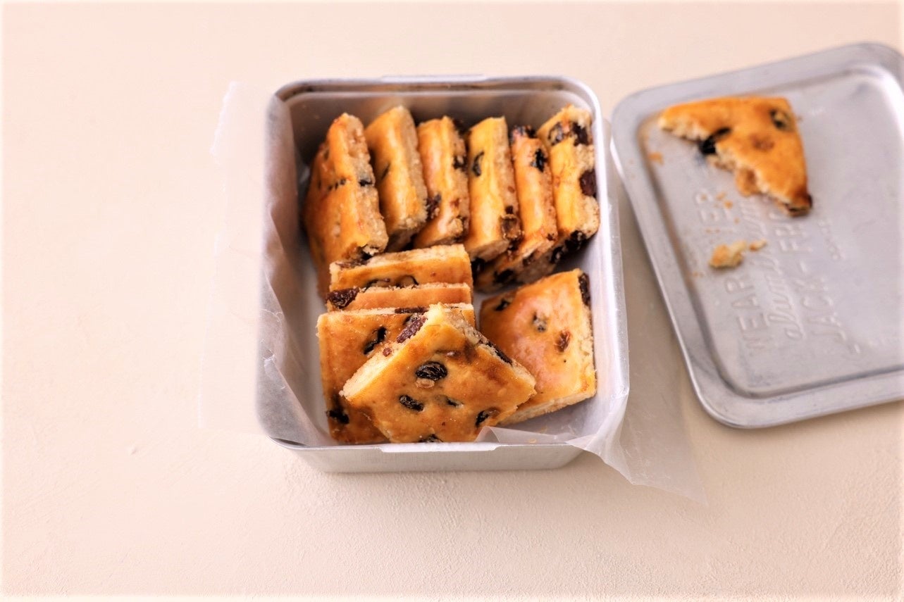 ▲子どもたちが大好きなアレ！「たっぷりレーズンのソフトクッキー」だって自分で作れちゃう！　見た目のかわいさにもこだわっているので、ちょっとしたプレゼントにも最適