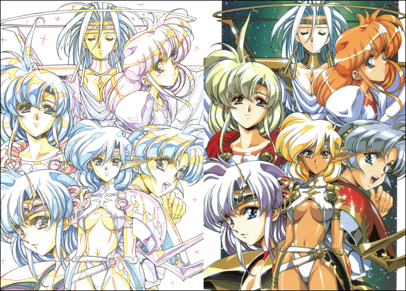 うるし原智志『ラングリッサー』伝説のイラスト集、電子書籍化！