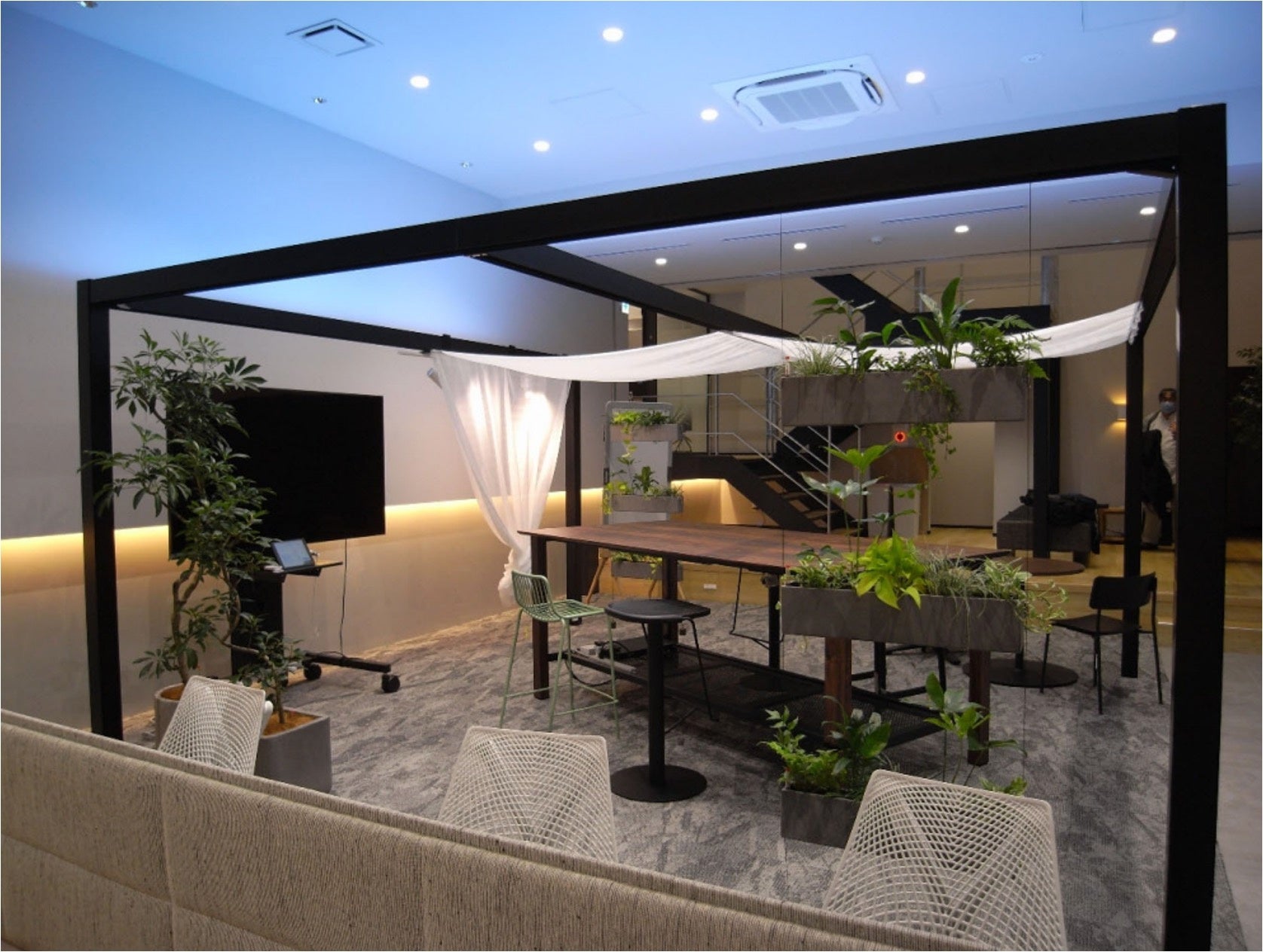 「そと部屋」設置後