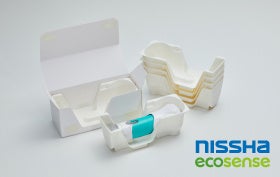ecosense molding Pulp-Injection 自己注射器（医薬品）用トレー