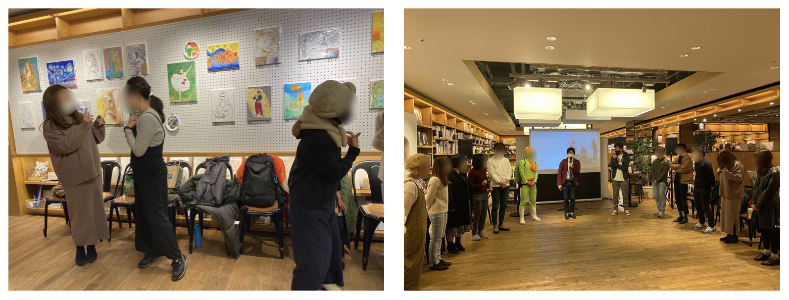 いずれのゲームも、直接相手と接触しない形で行いました。