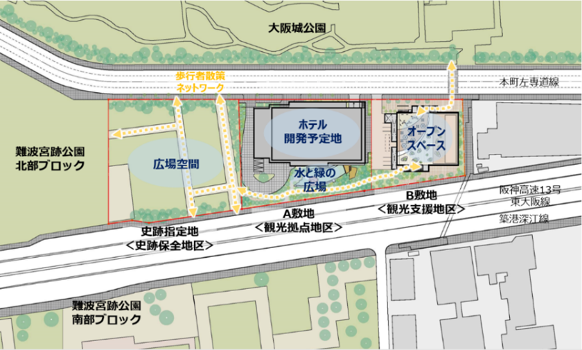 配置図（法円坂北特定街区）