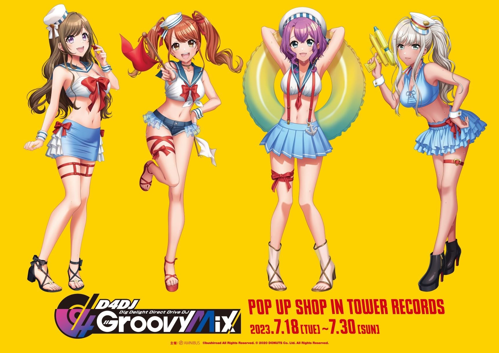 「D4DJ Groovy Mix POP UP SHOP in TOWER RECORDS」