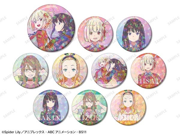 トレーディング Ani-Art clear lebel  ホログラム缶バッジ