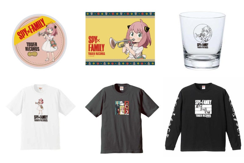 コラボカフェ開催3店舗+タワーレコード オンライン限定取扱商品