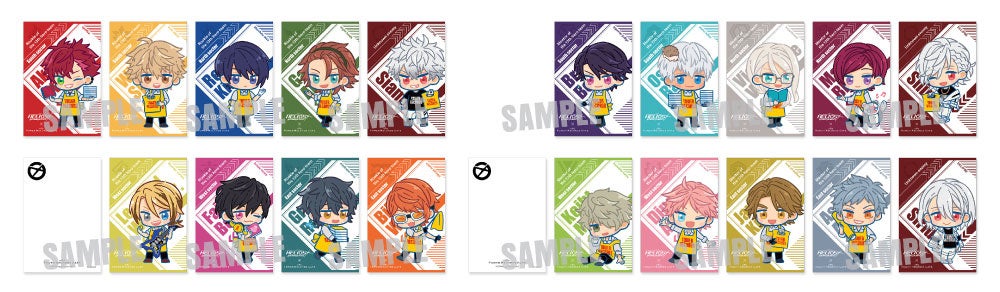 メニュー注文特典（左：第1弾、右：第2弾）