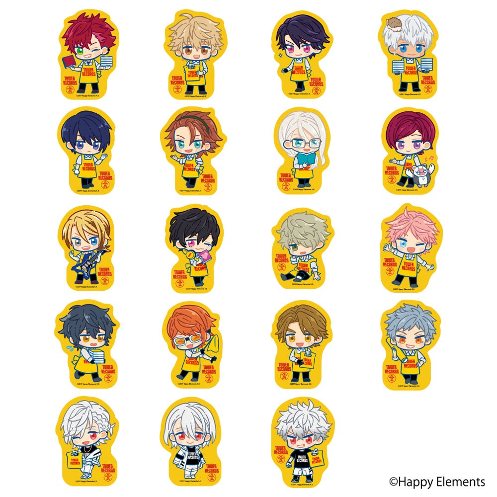 コラボグッズ トレーディングダイカットステッカー