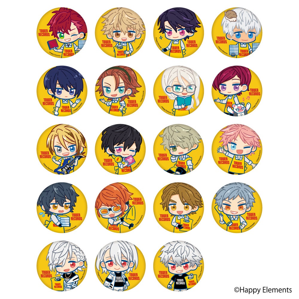 コラボグッズ トレーディング缶バッジ