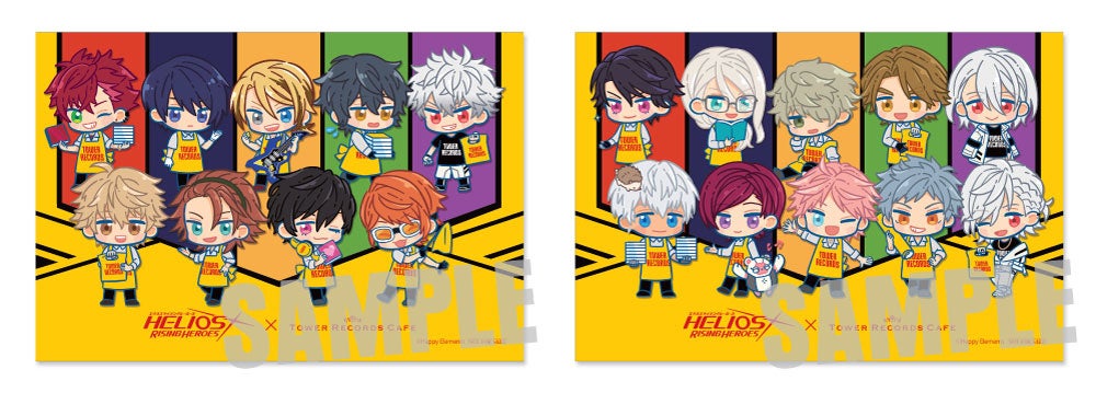 カフェご予約特典（左：第1弾、右：第2弾）