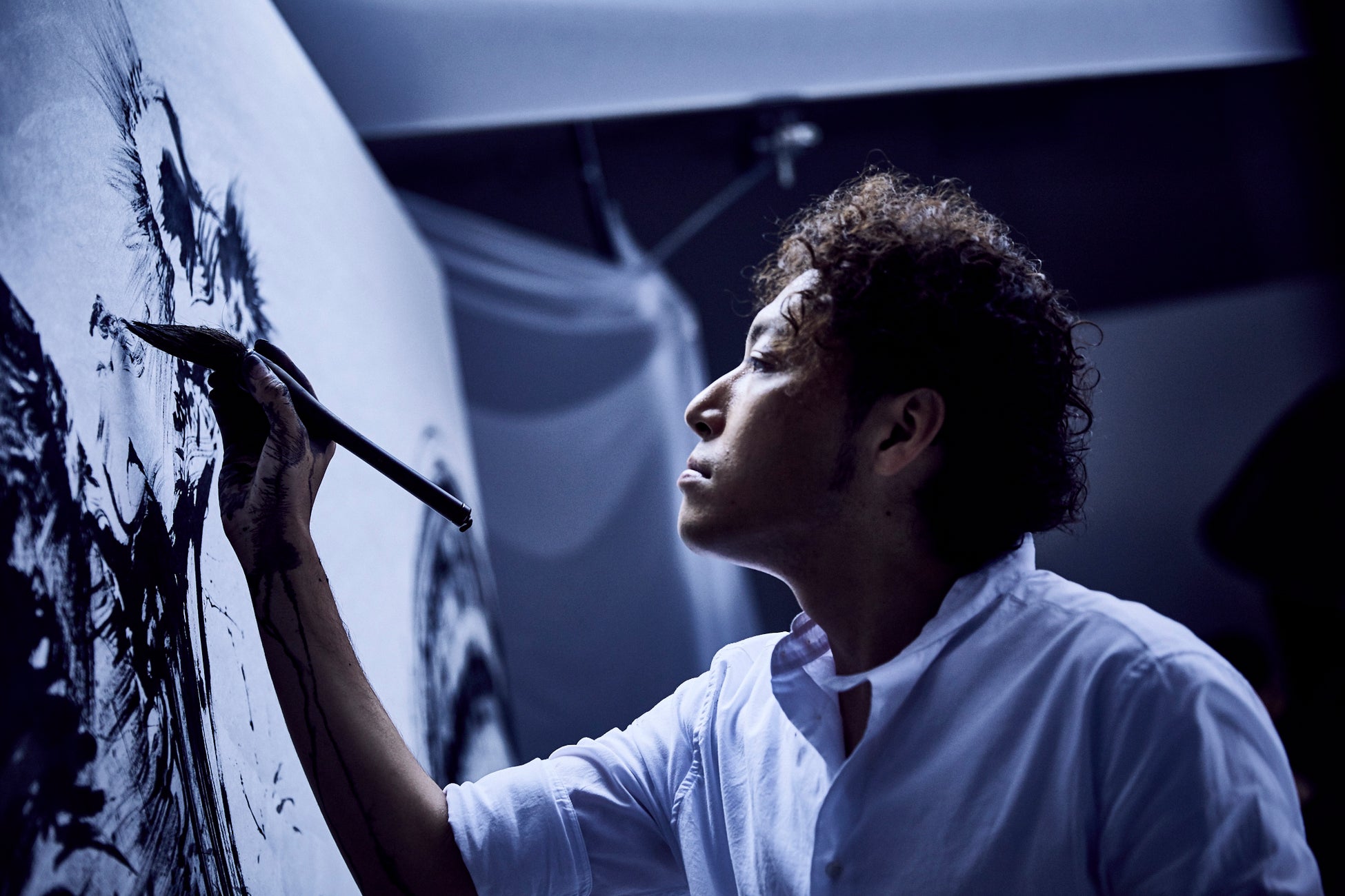 西元祐貴の陶墨画個展「雲外蒼龍」福井で開催!チャリティーLIVEペイントも 西元祐貴の陶墨画個展「雲外蒼龍」福井で開催!チャリティーLIVEペイントも