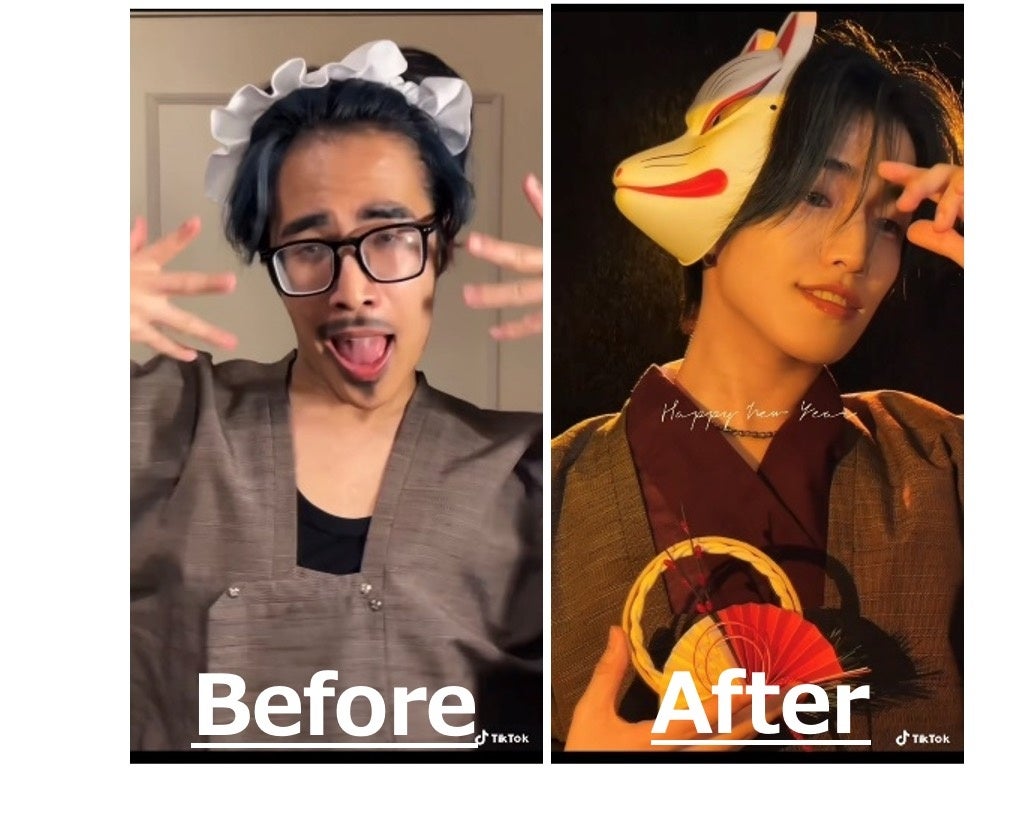 ▲変身する姿が人気