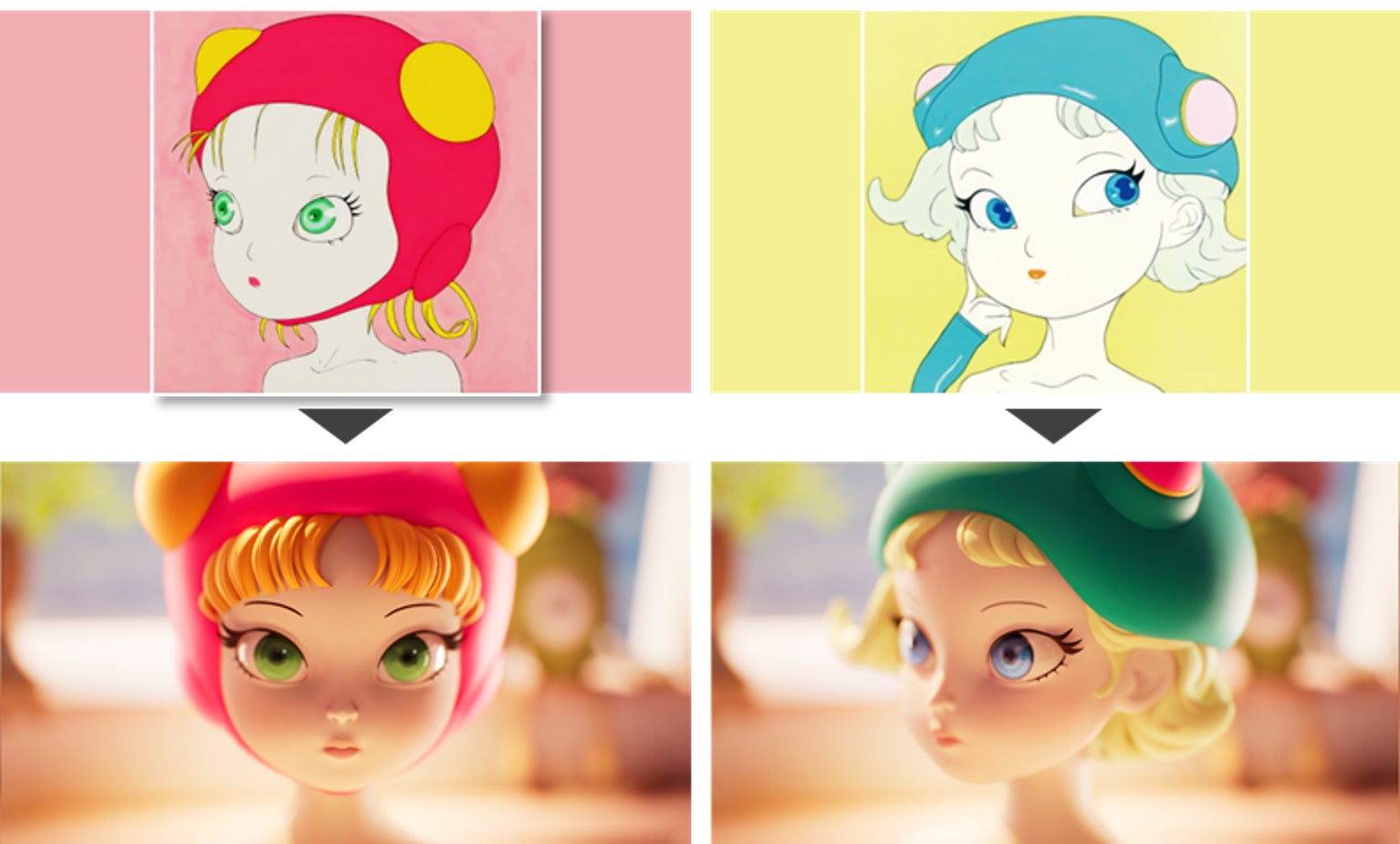 天野喜孝氏のアート「CANDY GIRL」がバーチャルK-POP 天野喜孝氏のアート「CANDY GIRL」がバーチャルK-POP