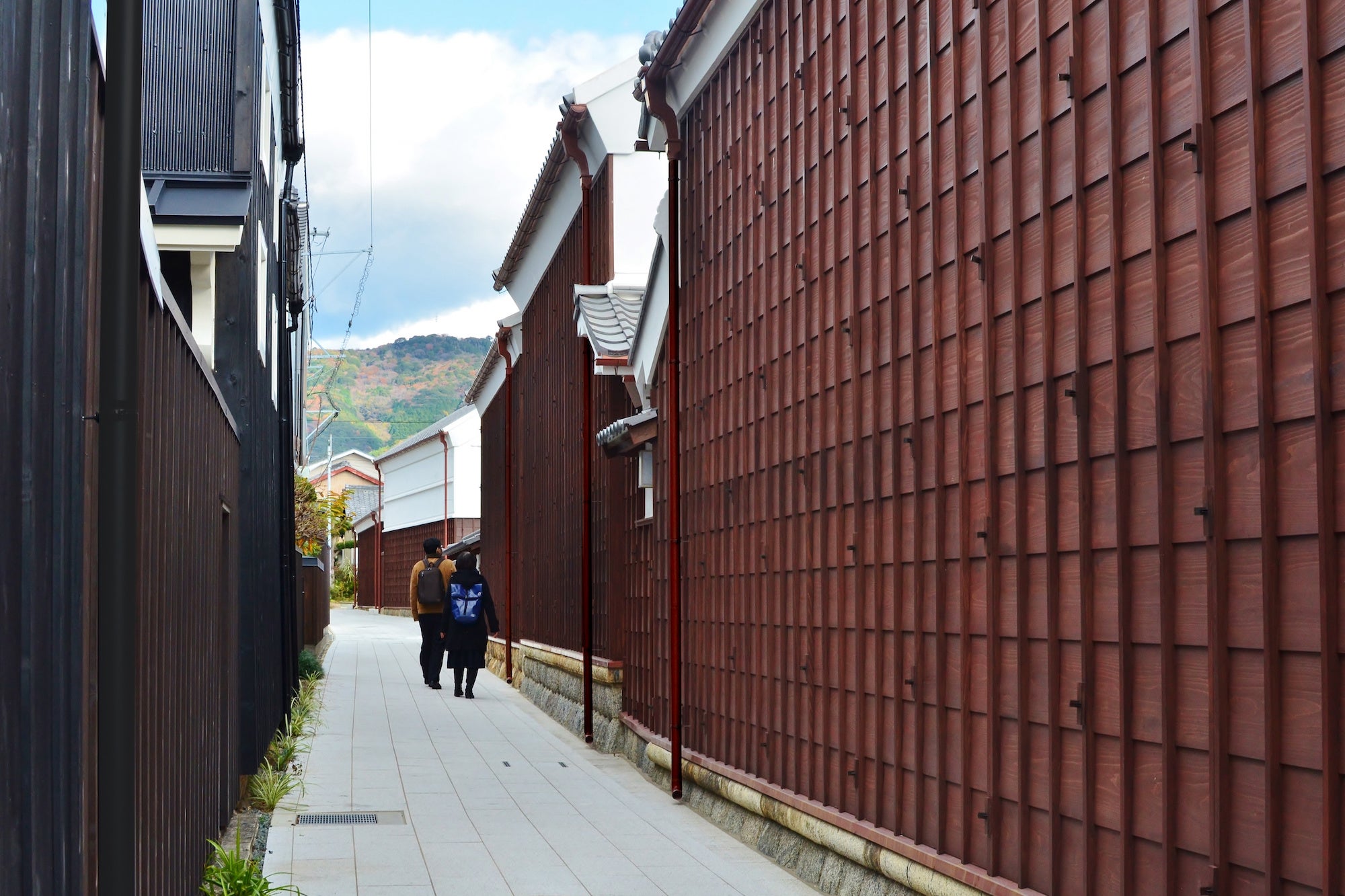 東海道の宿場「二川宿」の面影が残る二川地区