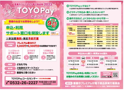 物価高騰対策支援】 さらにお得になった豊橋市プレミアム付電子商品券