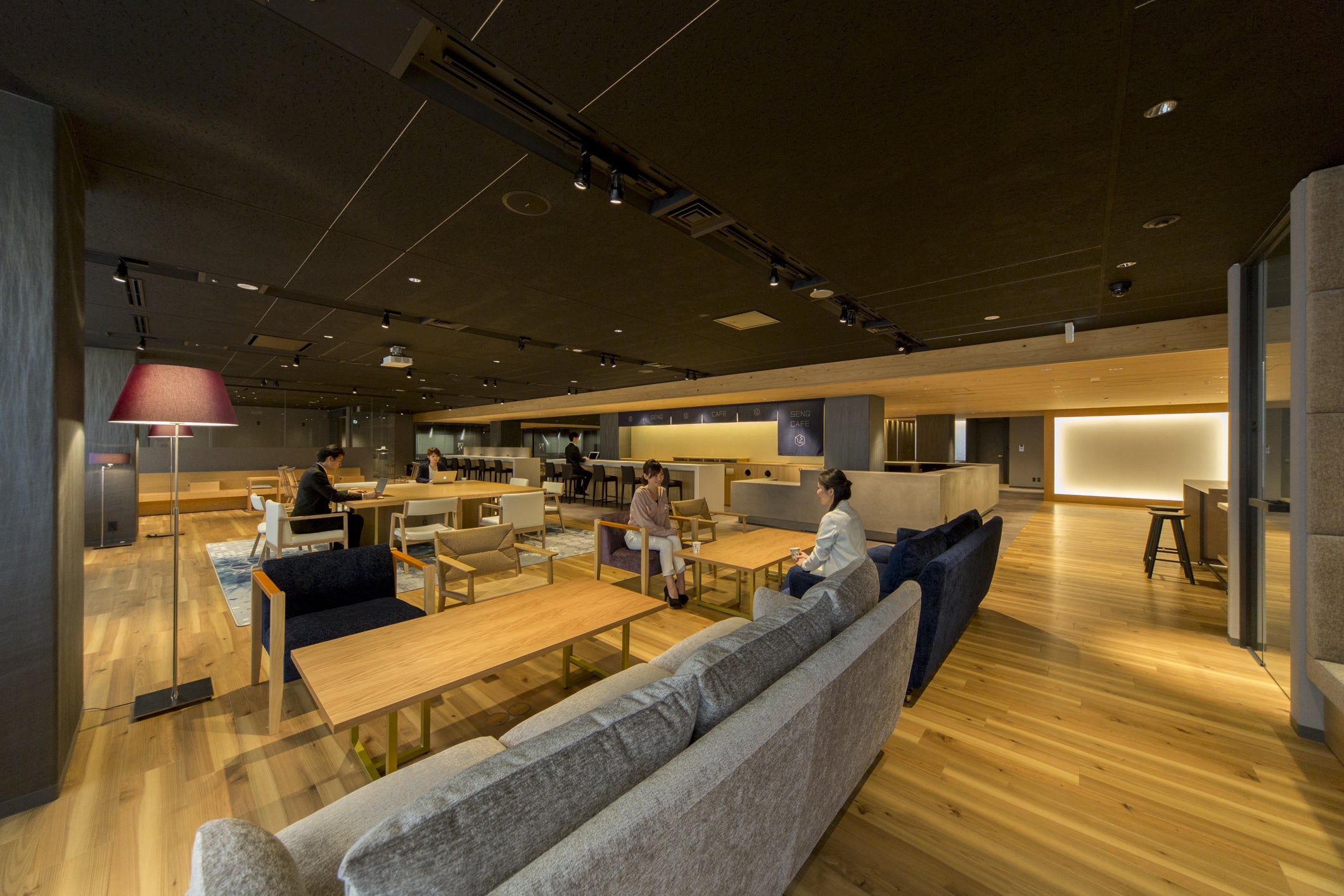 SENQ内のコワーキングスペース