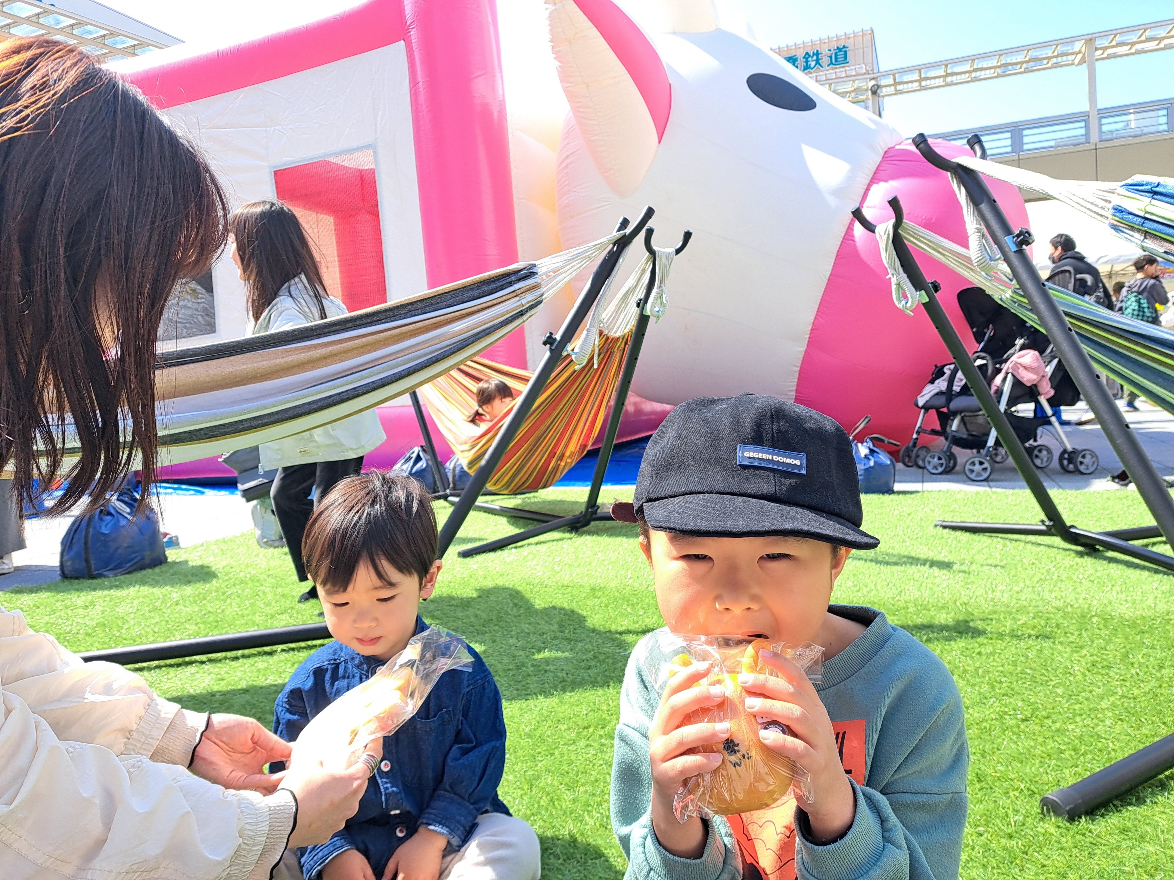 まちなか牧場：南口駅前広場イベントの様子