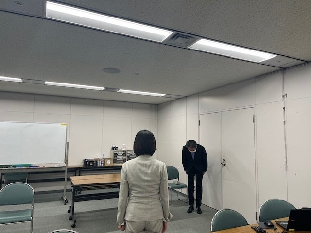 ビジネスマナー講習の様子