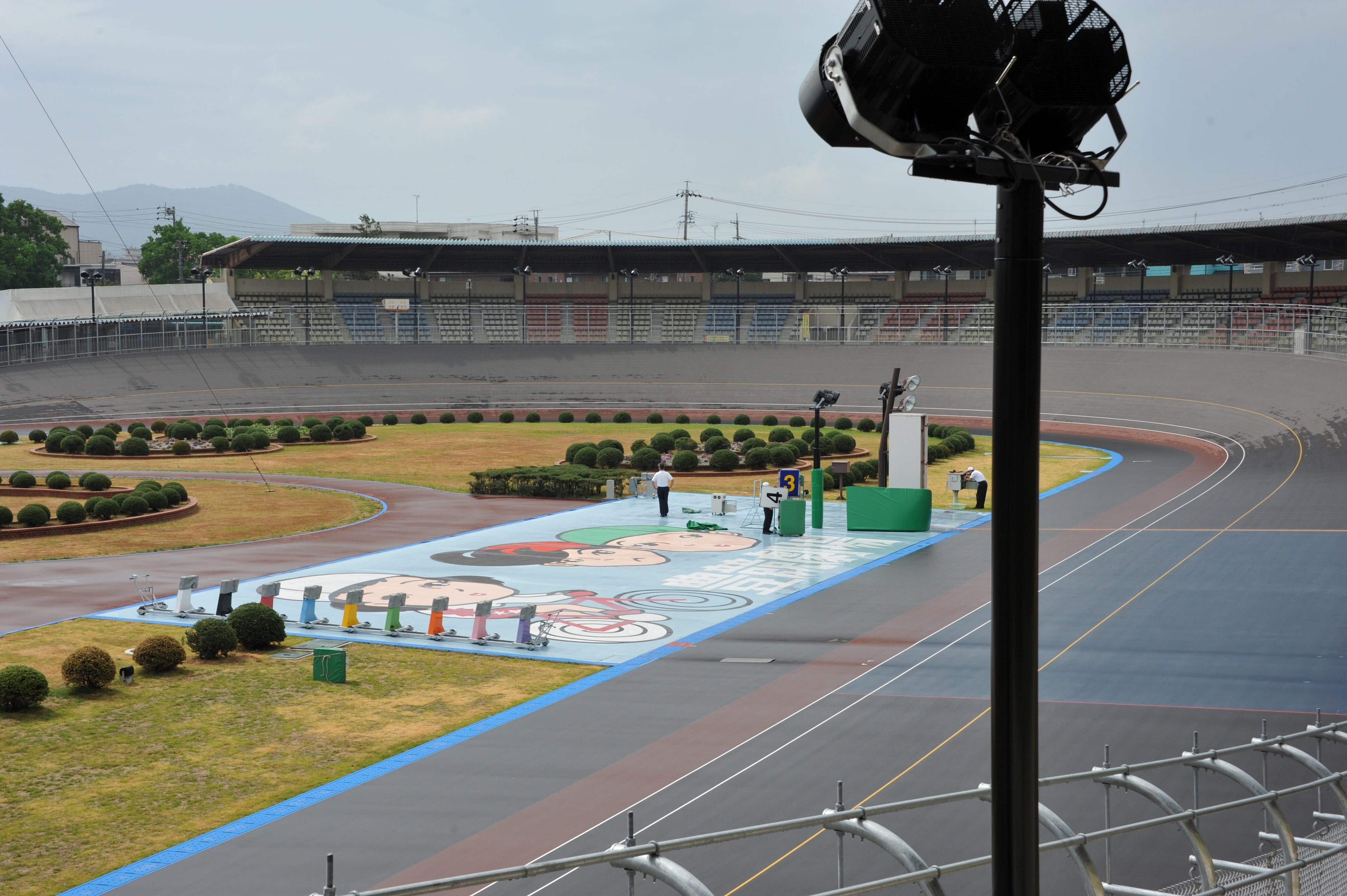 競輪場の様子