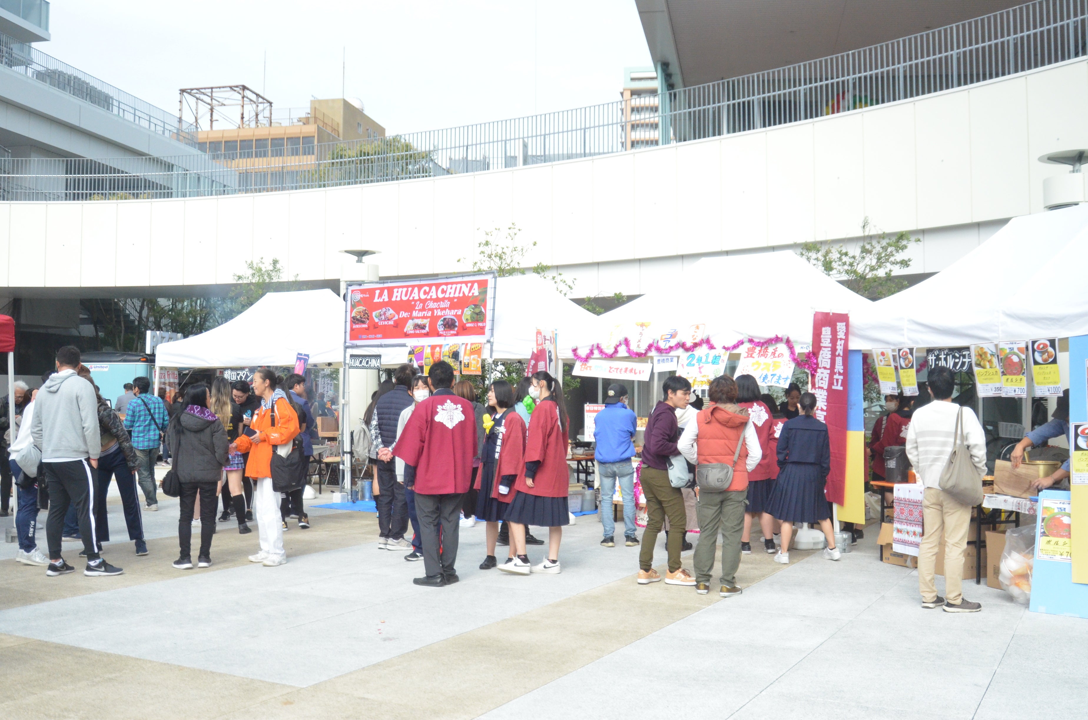 過去のイベントの様子　まちなか広場