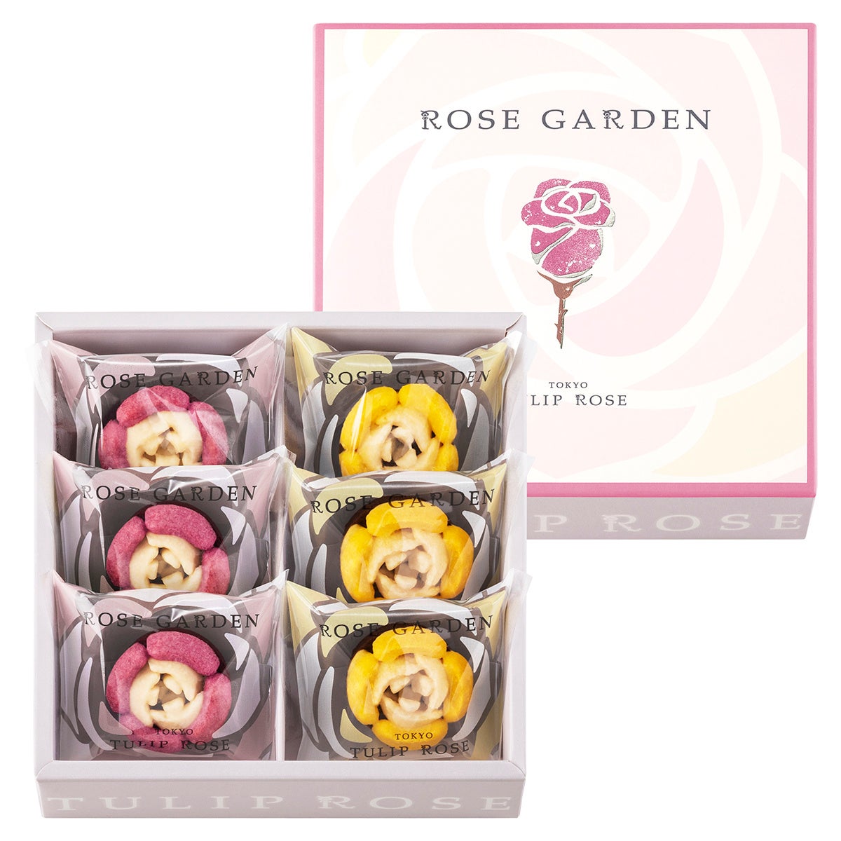 All flowers⭐️新品レア6枚set⭐️限定ROSE  チューリップ　近沢 京都初出店】可愛すぎる“スイーツの花園”TOKYOチューリップ