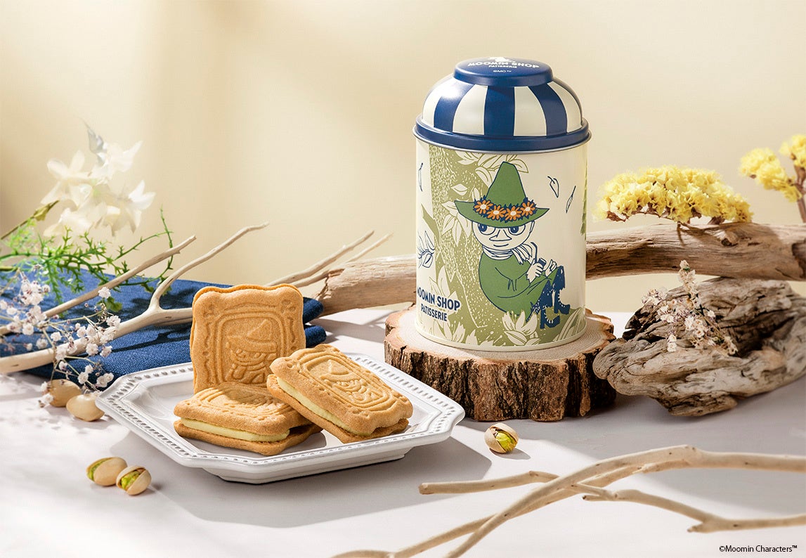 スナフキンの穏やかなひとときをそっと閉じ込めたクッキー缶が誕生