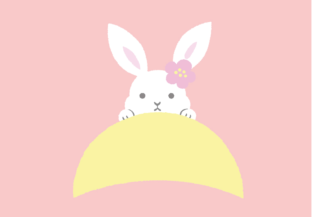 鎌倉五郎本店のシンボルキャラクター「月うさぎ」